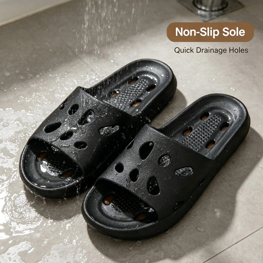 Flippers Swimming - Мужские тапочки для душа из ЭВА,