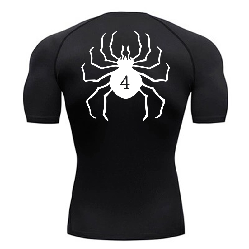 Rash Guard - Компрессионные рубашки с принтом паука для