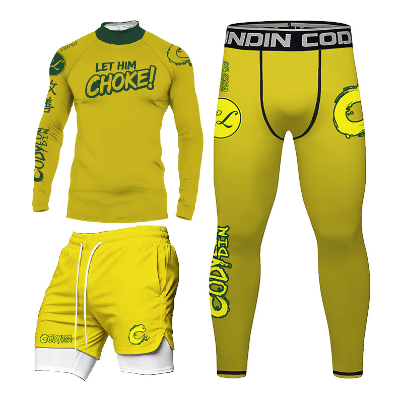 Rash Guard - Мужской комплект рашгарда для бразильского джиу-джитсу