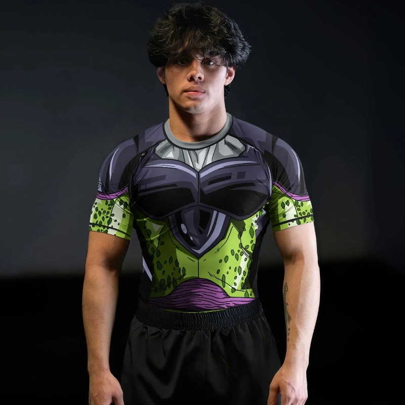 Rash Guard - Новая компрессионная футболка Dragon Ball Cell